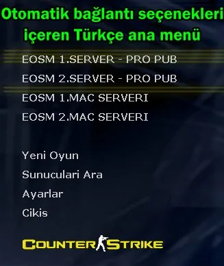 Türkçe Ana Menü